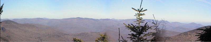 panorama from Slide Mountain